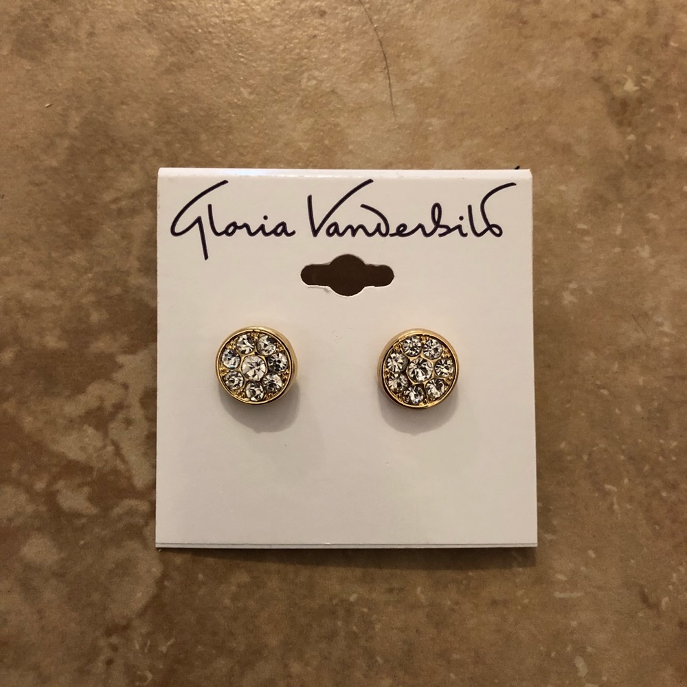 NEW Gloria Vanderbilt Stud Earrings